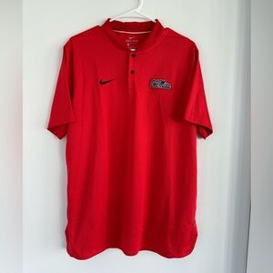 Ole Miss Nike Red Dri-FIT Men's Polo Shirt